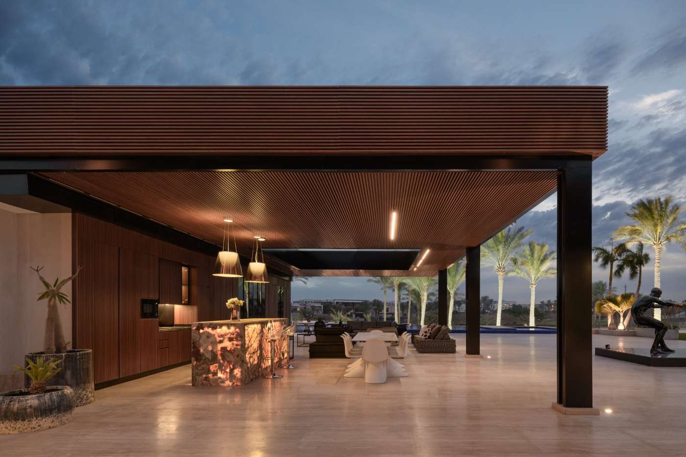 Modoro custom furniture — Katameya Dunes Residence, frame 1